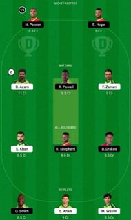 PAK vs WI Dream11 Fantasy Tip #1